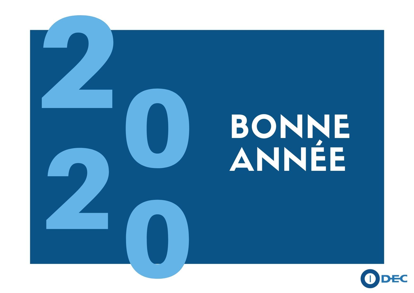 Bonne année 2020